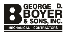 George D. Boyer & Sons Inc Mechanical Contractors